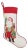 Spirits Bright Embroidered Needlepoint Stocking For Sale