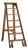 19th Century Italian Walnut Library Ladder For Sale
