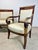 Auburn Antique French Empire Parlor Suite Set Settee & King / Queen Armchairs Restored For Sale - Image 8 of 12