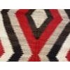 Red 1930s Red Zig Zag Tribal Antique American Navajo Rug 3' 2" X 5' 2" Flatweave Wool Carpet For Sale - Image 8 of 8