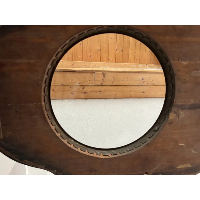 Vintage Pendulum Clock in Wood For Sale - Image 3 of 13