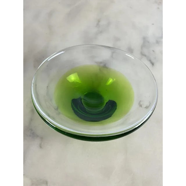 Italian Murano Submerged Glass Ashtray, 1970s For Sale - Image 10 of 13