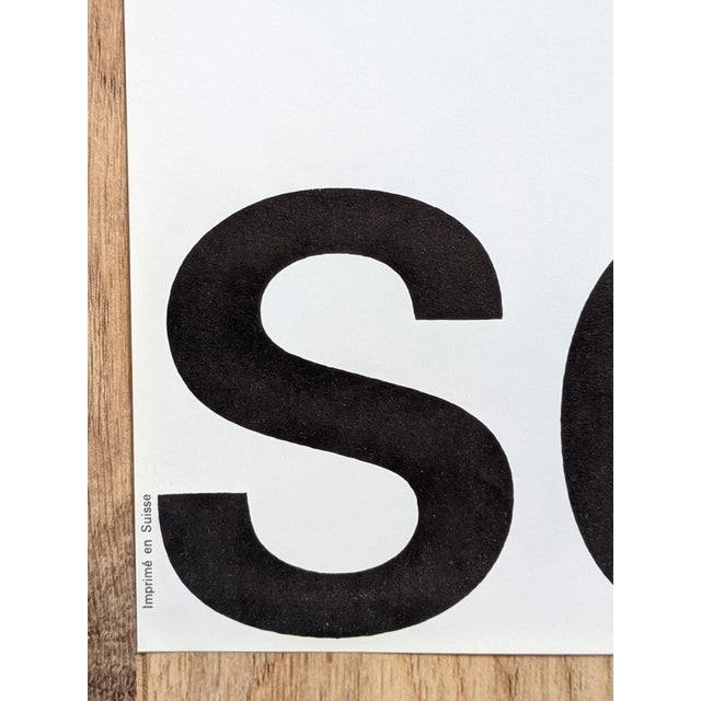 Pierre Soulages, Bronzes et peintures sur papier, Large Original Poster Lithograph, 1977 For Sale - Image 3 of 8