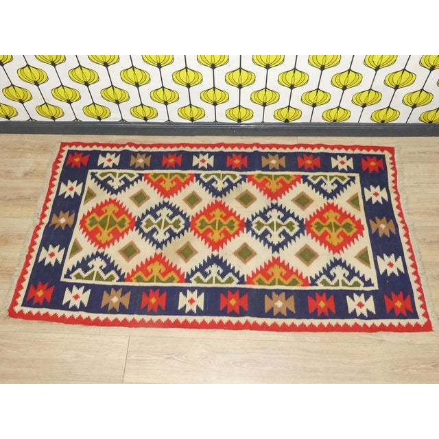 Large Vintage Rug, 1960s For Sale - Image 14 of 14