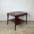 Wood John Stuart Inc. Walnut Two-Tier End Table — Enamel Inlay Top, Splayed Legs, 1960s For Sale - Image 7 of 12