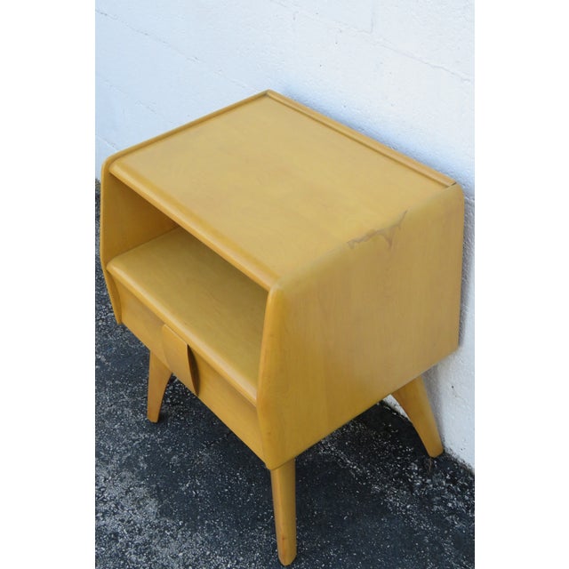 Heywood Wakefield Mid Century Modern Nightstand Side End Bedside Table