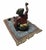 Persian Antique Vienna Bronze Sculpture a Man on Persian Rug by Franz Bergmann For Sale - Image 3 of 7