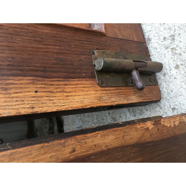 Antique Oak Wardrobe Door For Sale - Image 9 of 18