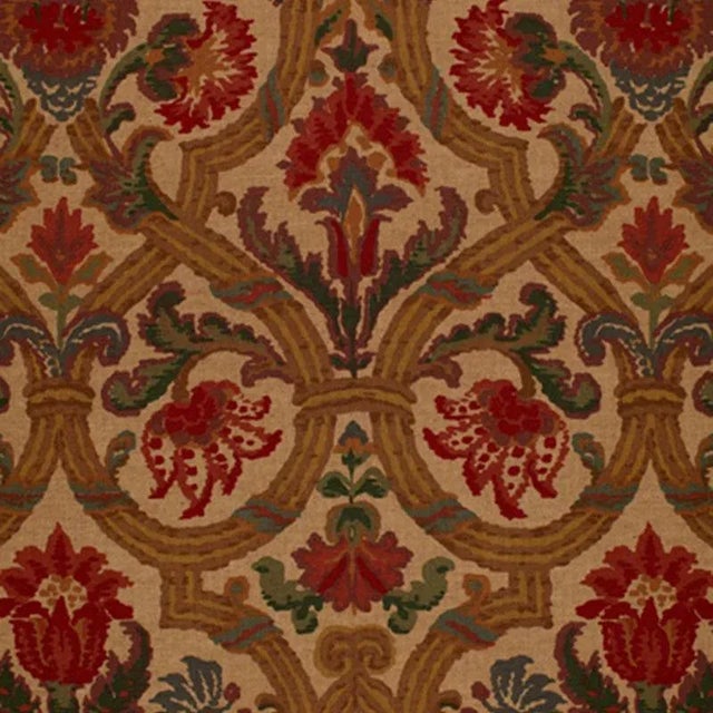 Schumacher Halstead Fabric in Sand For Sale