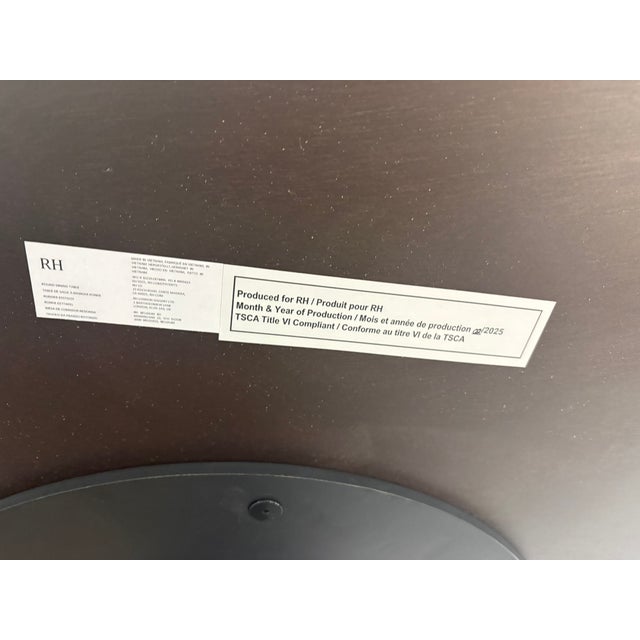 Rh Aero Round Dining Table – 50" For Sale - Image 15 of 18