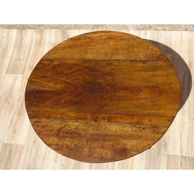 Walnut Top Flap Table For Sale - Image 10 of 18