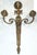 Neoclassical 1980s Neoclassical Style Dore' Bronze Candelabra Sconce, Attrib Vaughan For Sale - Image 3 of 9