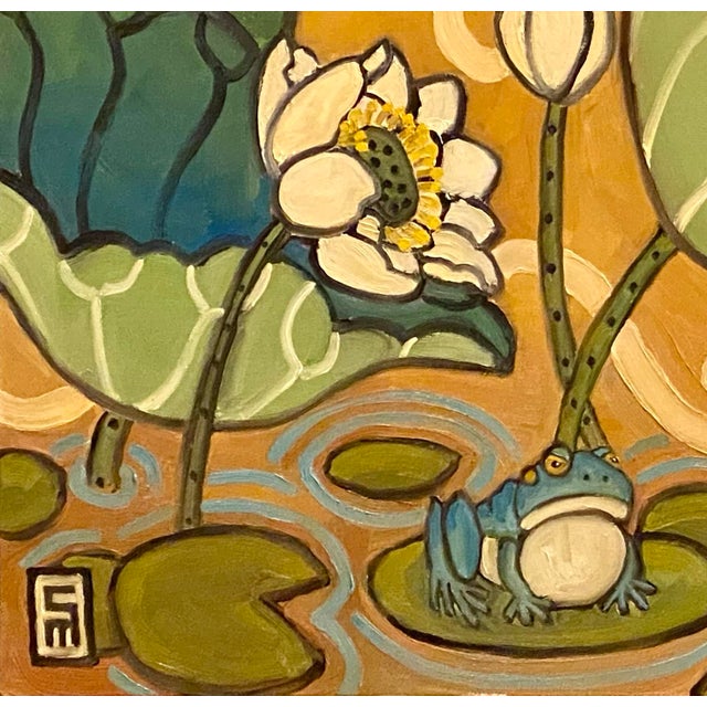 Pond Original Oil Painting Stephen McDonough | Chairish