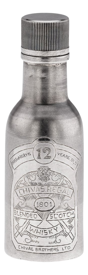 Novelty Silver Miniature Chivas Regal Whisky Bottle, 2000