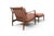 Mid 20th Century Mid 20th Century Dux Lowback Lounge Chair + Ottoman by Folke Ohlsson For Sale - Image 5 of 9
