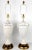 Metal Lamps Pair Italian Blanc De Chine Restored For Sale - Image 7 of 13