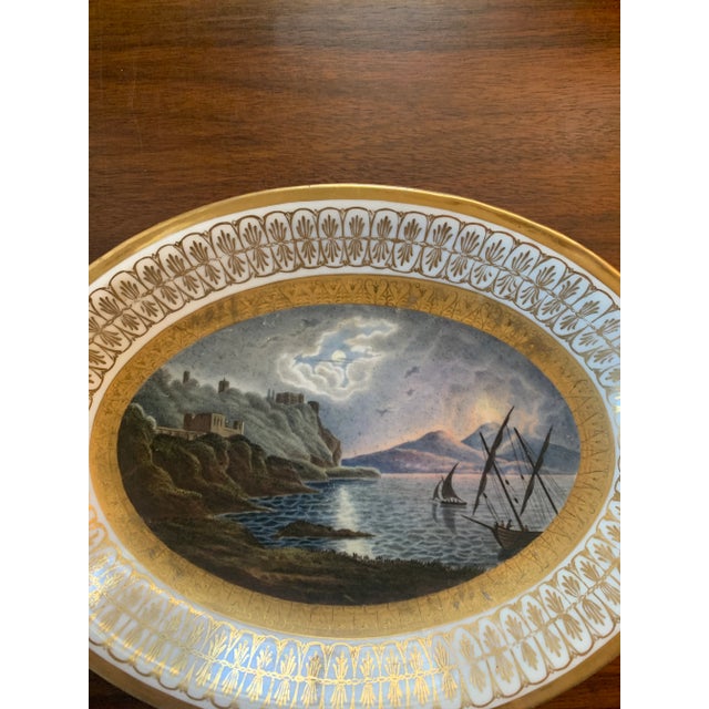 English Pair of Antique Late 19th Century Hand-Painted Dishes For Sale - Image 3 of 8