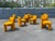 Set of Nine Modern Designer Chairs, Sunflower Yellow For Sale In Miami - Image 6 of 12