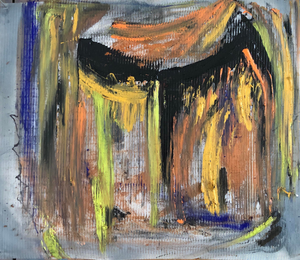 “Dark Comedy” Original Acrylic Painting by Erik Sulander 20x20