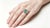 This gorgeous 18K white gold ring features: Emerald: 1.8 carat natural oval, super quality, G color, VS clarity Diamonds:...