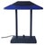 Postmodern 1980s Postmodern Memphis Blue Glass Desk Lamp Geometric Light by Robert Sonneman For Sale - Image 3 of 9