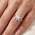 Natural Moonstone Flower Ring | Gemstone Split Shank Ring | Floral Cluster June Birthstone Ring Us 7 (All Sizes Available) For Sale - Image 4 of 4