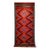 Vintage Moroccan Kilim Rug, Hand-Woven Wool, Geometric Pattern, 5' X 13' For Sale