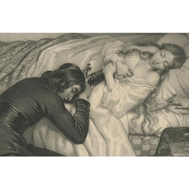 Beige Maurin, La Mort de Laurence from Lamartine's Jocelyn, 1840, Lithograph For Sale - Image 8 of 11