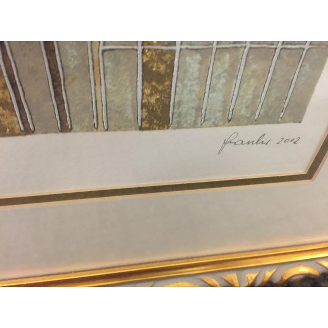 Italian Giovanni Franko Serigraph "The Sun in the City" Serigraph Signed Lmt Ed For Sale - Image 3 of 8