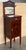 1900s, Art Nouveau Pair of Walnut Nightstands with Crest and Glass Shelve For Sale - Image 4 of 18