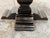 Wood Aspen Antique Ebony Round Dining Table, 48 Inches. For Sale - Image 7 of 12