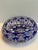 Set of two(2) Bohemian Cut-to Clear Cobalt Blue Ashtrays with faceted cut diamond star design. Made in Czechoslovakia in...
