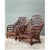 Vintage High Back Brighton Rattan Lounge Chairs - A Pair For Sale - Image 4 of 13