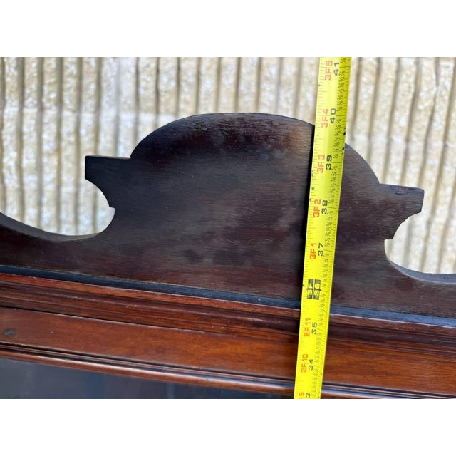 Antique Georgian Syle Single Door Hanging Corner Cabinet For Sale - Image 17 of 18