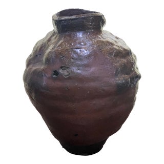 Antique Japanese Storage Jar For Sale