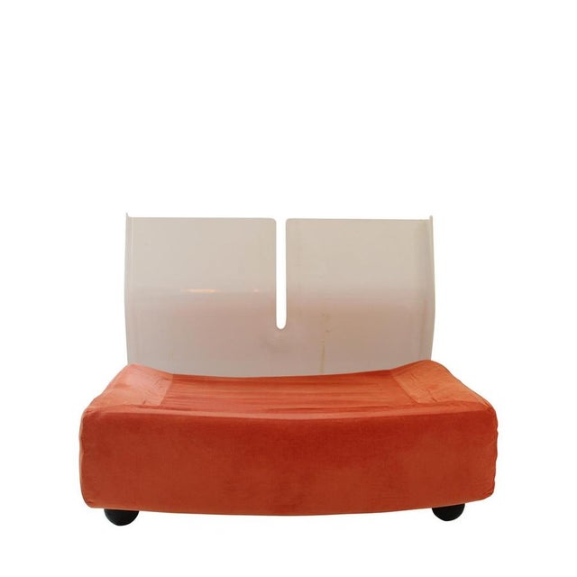 Iconic pair of Amanta lounge chairs designed by Mario Bellini for B&B Italia in 1973. A landmark of Italian modular design...