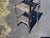 Solid heavy Iron 3 shelf plant stand. French victorian detailing right down to the feet. Sold in its current condition to...