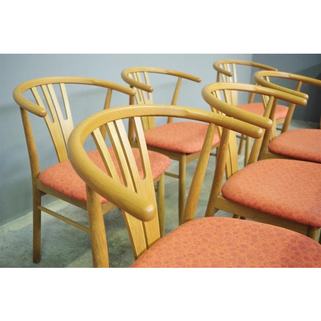 Modern Oak & Bentwood Dining Chairs, 1990s, Set of 11 For Sale - Image 3 of 18