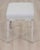 Light Gray Swedish 19th Century Gustavian Stool For Sale - Image 8 of 8