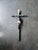 Folk Art 19thc Latin American Santo of Jesus on the Cross Wall Mount For Sale - Image 3 of 8