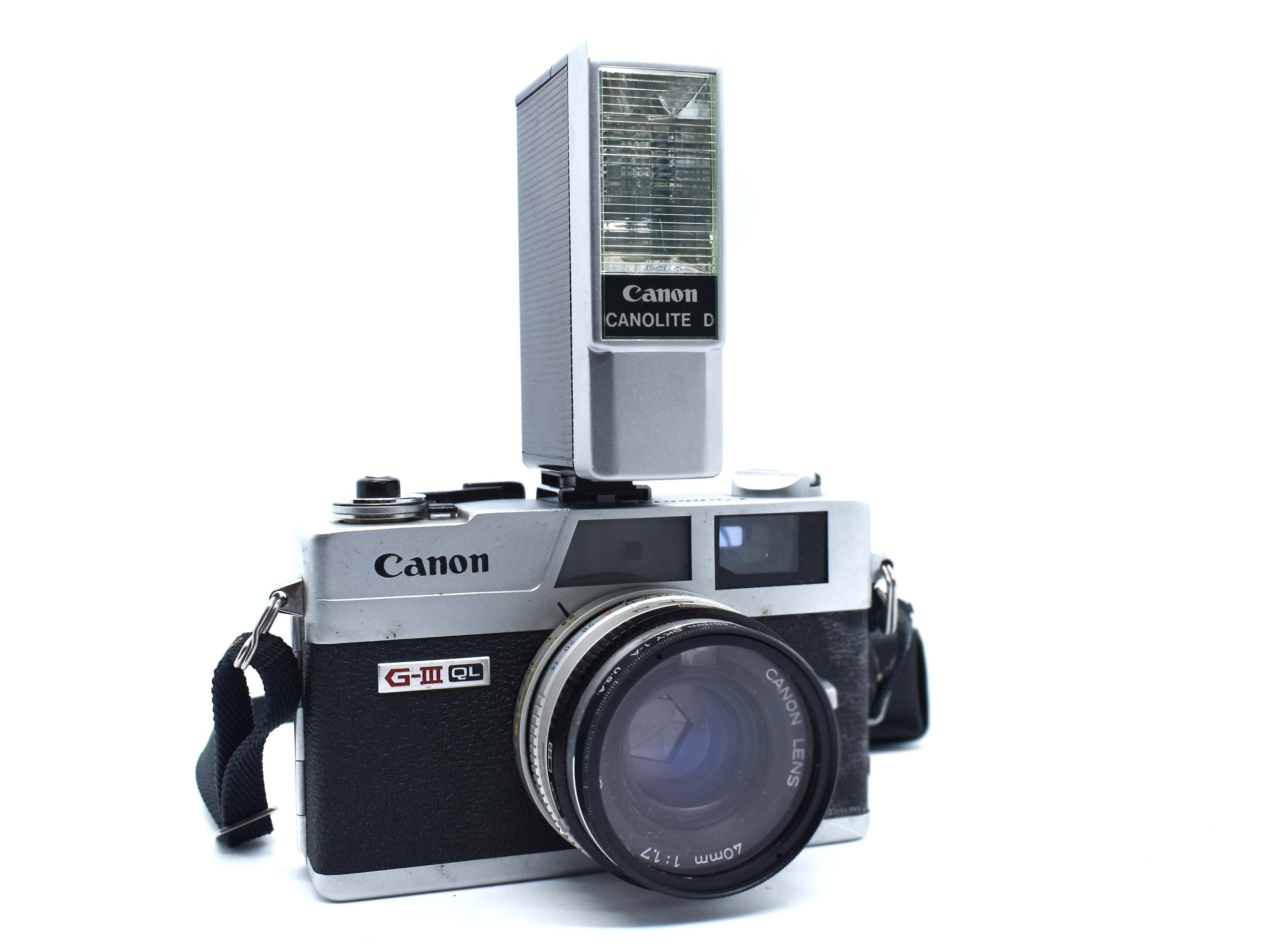 1970 Canon Canonet G-Iii Ql17 Rangefinder Film Camera With