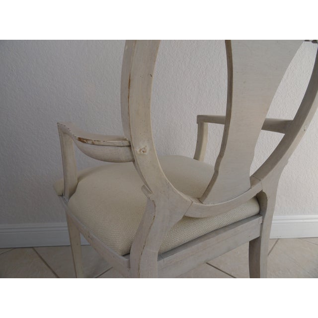 Early 20th Century Swedish Neoclassical Style Armchairs - Set of 4 For Sale - Image 9 of 10