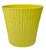 Mid-Century Modern 1970's Bai Yellow Faux Bamboo 4pc Bathroom Set Wastebasket Tissue Box Cover Soap For Sale - Image 3 of 18