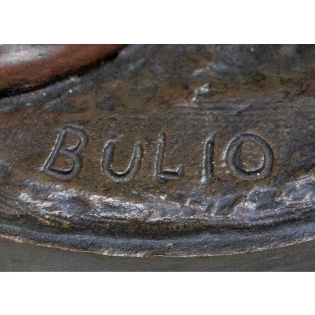 Jean Bulio "Cupid" Patinated Bronze, 19th C. For Sale In New York - Image 6 of 6