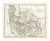 Antique Italian Map of Middle East with Khorasan and the Gulf, 1820s For Sale