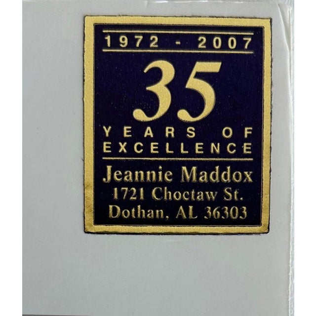 1970s Jeannie Maddox Jack Nicklaus, Arnold Palmer Golf Painting Giclee "The Fan #3" For Sale - Image 9 of 9