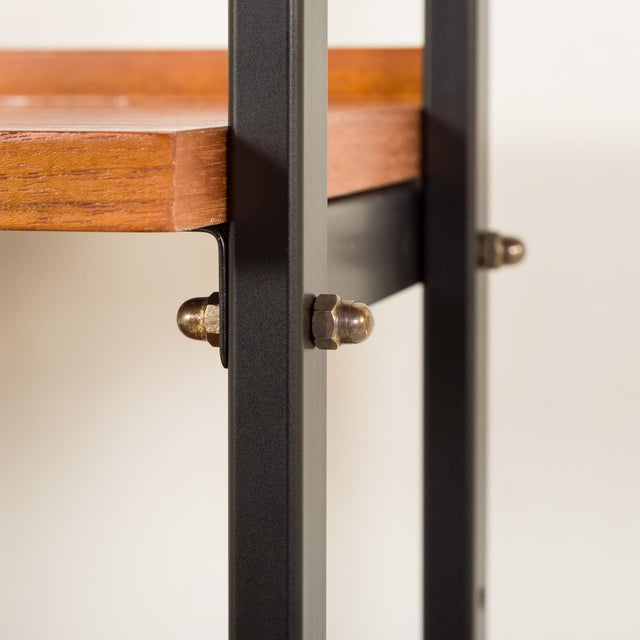 Italian Free Standing Shelving Unit with Drawers, 1970s For Sale - Image 9 of 12