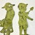 Metal 1950s Vintage Arts & Crafts Rustic European French Garden Ornaments, Kid Silhouettes - A Pair. For Sale - Image 7 of 15