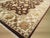 Contemporary Standard Size Brown Hand-Knotted Wool Silk Floral Tapestry Traditional Rug For Sale - Image 3 of 3