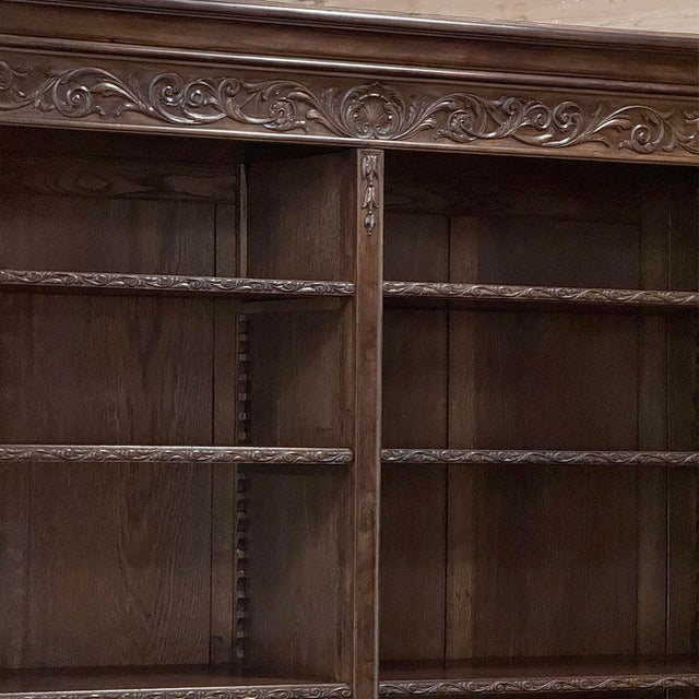 Antique Dutch Neoclassical Walnut Open Bookcase For Sale - Image 11 of 18